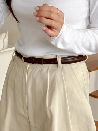 New Leather Casual Slim Leather Belt Collection