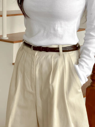 New Leather Casual Slim Leather Belt Collection