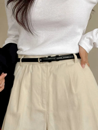 New Leather Casual Slim Leather Belt Collection