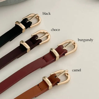 New Leather Casual Slim Leather Belt Collection