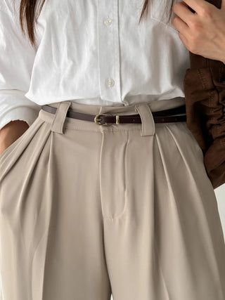 New Leather Casual Slim Leather Belt Collection