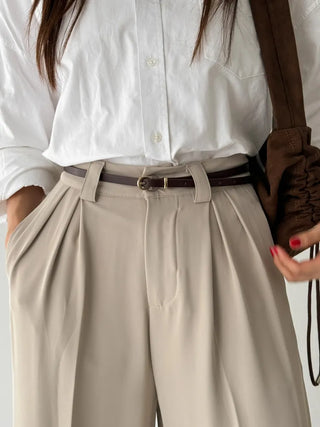 New Leather Casual Slim Leather Belt Collection