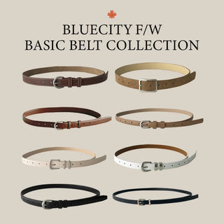 New Leather Casual Slim Leather Belt Collection