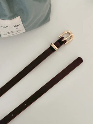New Leather Casual Slim Leather Belt Collection