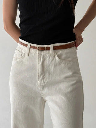 New Leather Casual Slim Leather Belt Collection