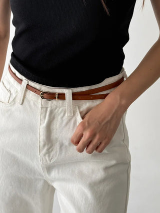 New Leather Casual Slim Leather Belt Collection