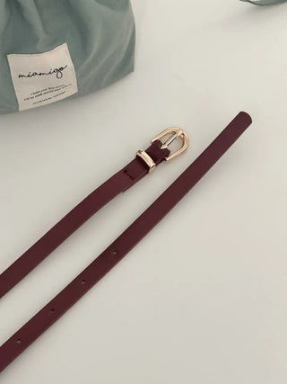 New Leather Casual Slim Leather Belt Collection