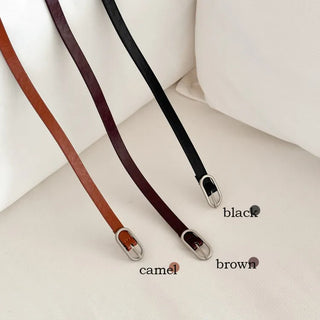 New Leather Casual Slim Leather Belt Collection