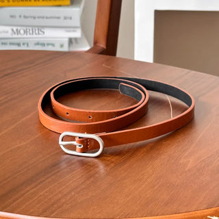 New Leather Casual Slim Leather Belt Collection