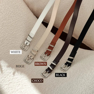 New Leather Casual Slim Leather Belt Collection