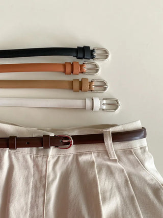 New Leather Casual Slim Leather Belt Collection