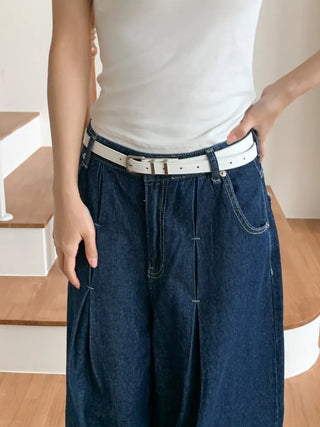 New Leather Casual Slim Leather Belt Collection