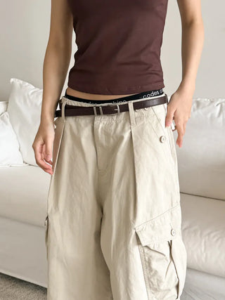 New Leather Casual Slim Leather Belt Collection