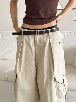 New Leather Casual Slim Leather Belt Collection