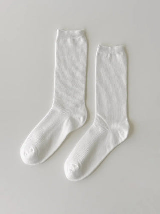 Eight Ribbed Daily Simple All-Season Mid-Length Socks Set
