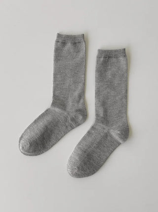 Eight Ribbed Daily Simple All-Season Mid-Length Socks Set