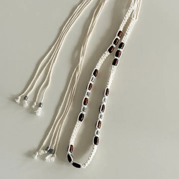 Bold Coin Cord Knot Vintage Bohemian Belt