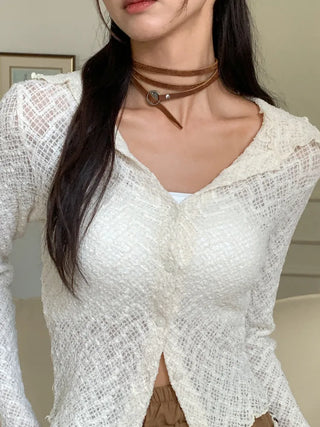 Multi-Thin Leather Bracelet Choker Necklace Belt