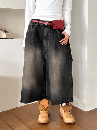 Letter Pocket Slim Leather Belt Bag