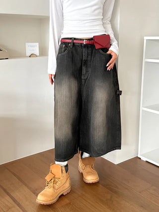 Letter Pocket Slim Leather Belt Bag