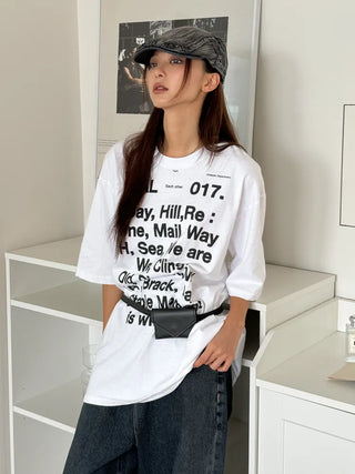 Letter Pocket Slim Leather Belt Bag