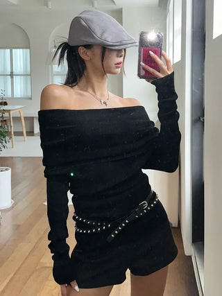 To The D Cross Studded Leather Belt
