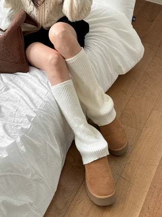 Tyturn Ribbon Bootcut Ribbed Knit Leg Warmers