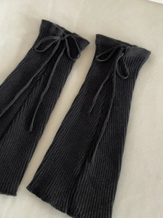Tyturn Ribbon Bootcut Ribbed Knit Leg Warmers