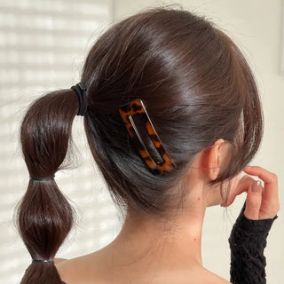 Mi-Eight Leopard Big Hair Snap Clip 2 Types