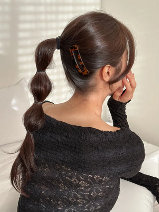 Mi-Eight Leopard Big Hair Snap Clip 2 Types