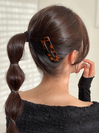 Mi-Eight Leopard Big Hair Snap Clip 2 Types