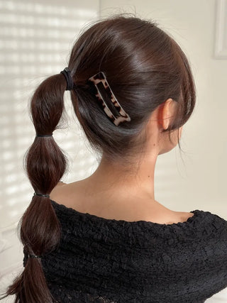 Mi-Eight Leopard Big Hair Snap Clip 2 Types