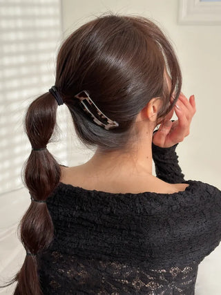 Mi-Eight Leopard Big Hair Snap Clip 2 Types