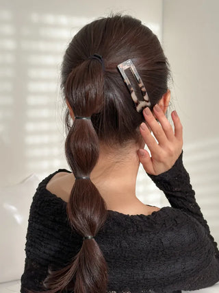 Mi-Eight Leopard Big Hair Snap Clip 2 Types