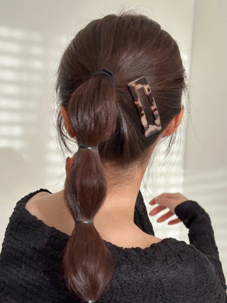 Mi-Eight Leopard Big Hair Snap Clip 2 Types