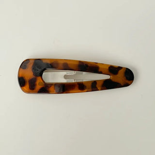Mi-Eight Leopard Big Hair Snap Clip 2 Types