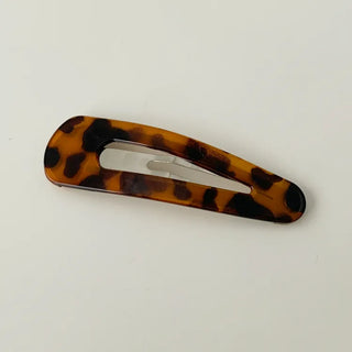 Mi-Eight Leopard Big Hair Snap Clip 2 Types