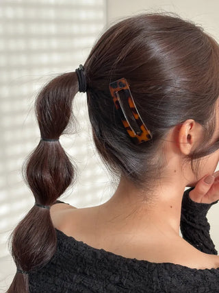 Mi-Eight Leopard Big Hair Snap Clip 2 Types