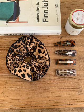 Mi-Eight Leopard Big Hair Snap Clip 2 Types