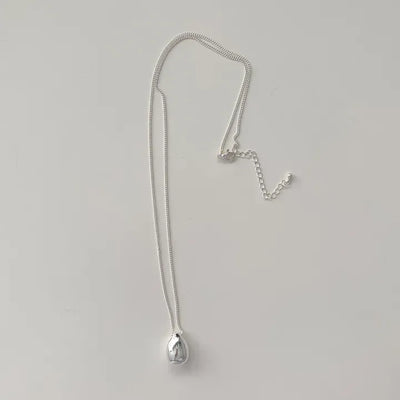Big Watertofen Pendant Long Drop Necklace