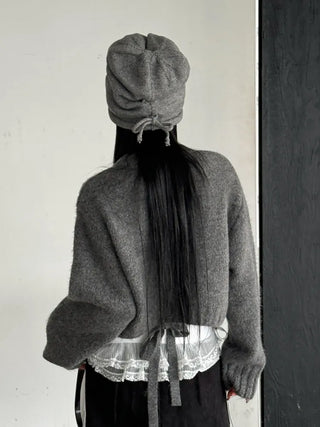 New Roll-Up Stretch Knit Plain Long Beanie Hat
