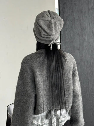 New Roll-Up Stretch Knit Plain Long Beanie Hat