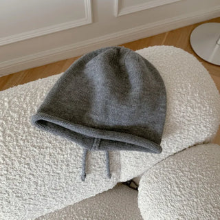 New Roll-Up Stretch Knit Plain Long Beanie Hat