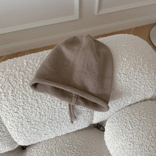 New Roll-Up Stretch Knit Plain Long Beanie Hat
