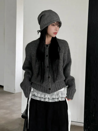 New Roll-Up Stretch Knit Plain Long Beanie Hat