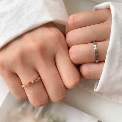 Non-tarnishing Surgical Steel One & Only Cubic Ring