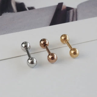Barbell Silver Rose Gold Gold Ball Piercing