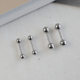 Barbell Silver Rose Gold Gold Ball Piercing