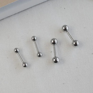 Barbell Silver Rose Gold Gold Ball Piercing