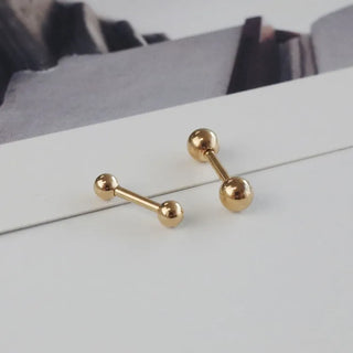 Barbell Silver Rose Gold Gold Ball Piercing